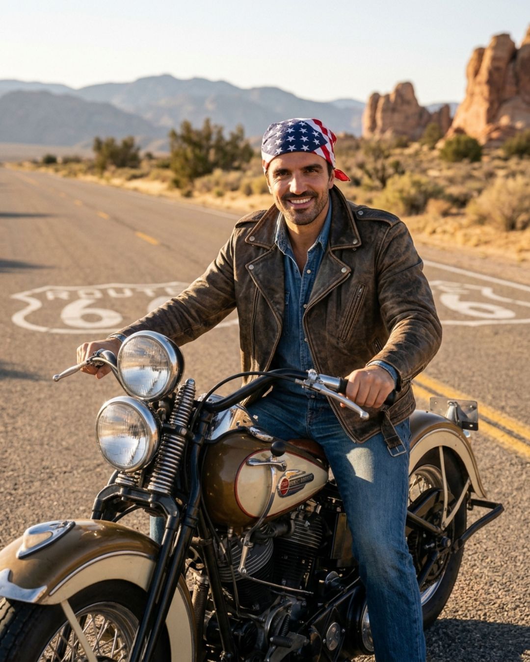 Harley Davidson na Route 66